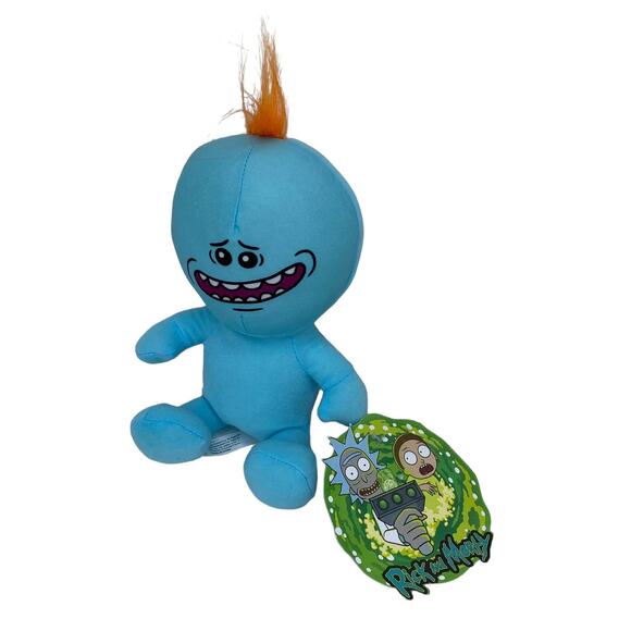 Rick and Morty Adult Swim 7” rare Plush Mr. Meeseeks New Licensed Stuffed Plush - Picture 8 of 10